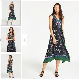 ANN TAYLOR | SUMMER FLORAL WRAP DRESS NWOT
